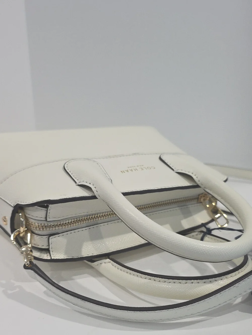 NWT ✅ Cole Haan THE LADY Small Satchel Bag POWDER #U08298 ✨ NWT + Dust Bag